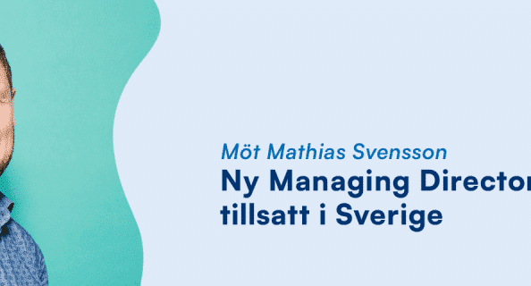 Mathias Svensson Managing Director Sweden